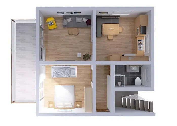 아파트 Alp Line Mils bei Imst